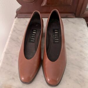 Women’s 7AA leather Amalfi heels